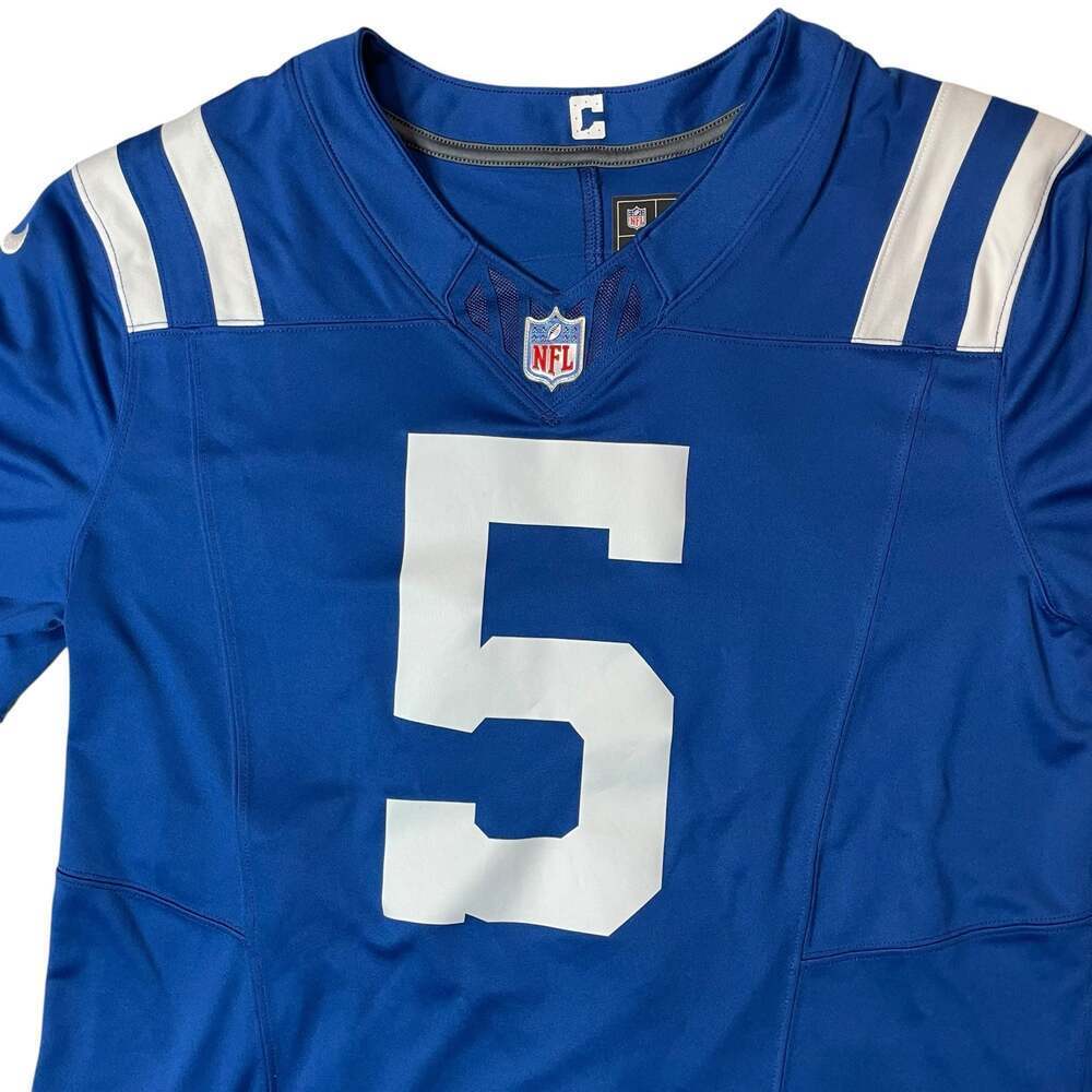 Nike Colts Richardson #5 Jersey Mens Large Blue NFL Dri-Fit - Picture 5 of 9